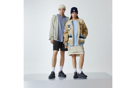 New Balance 327 Black Purple