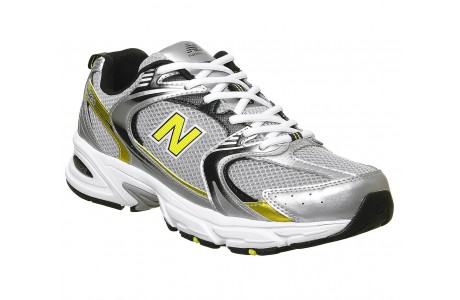 New Balance 530 Серые с желтым