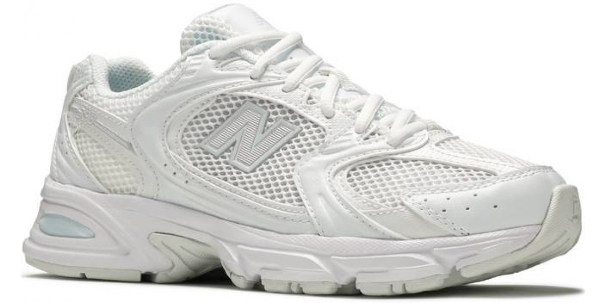 Купить кроссовки New Balance 530 V2 All White белые | Официальный центр ...