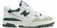 New Balance 550 White Team Forest Green