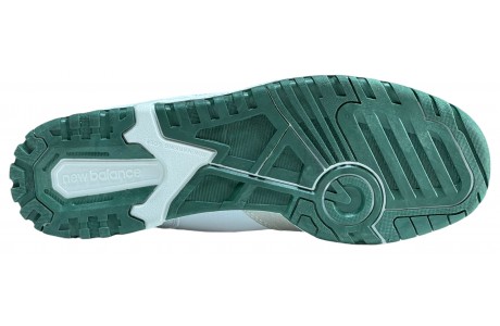 New Balance 550 White Team Forest Green