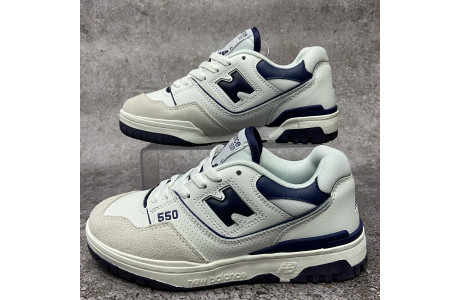 New Balance 550 White Quarry Blue 