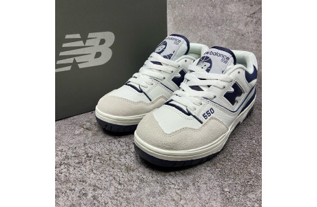 New Balance 550 White Quarry Blue 