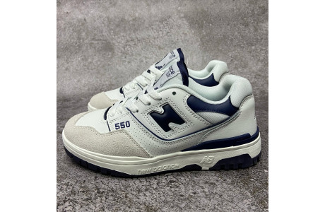 New Balance 550 White Quarry Blue 