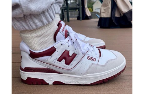 New Balance 550 White/Red