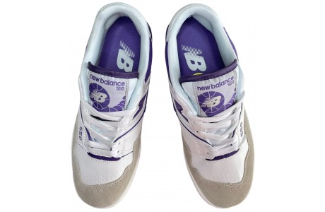 New Balance 550 White Prism Purple