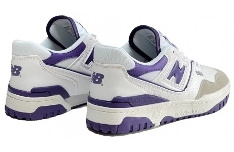 New Balance 550 White Prism Purple