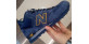 New Balance 574 Mid Deep Blue Yellow с мехом