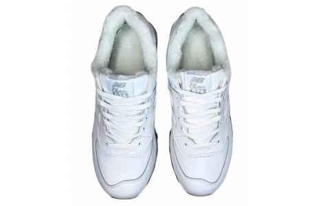 New Balance 574BAA White Gum с мехом