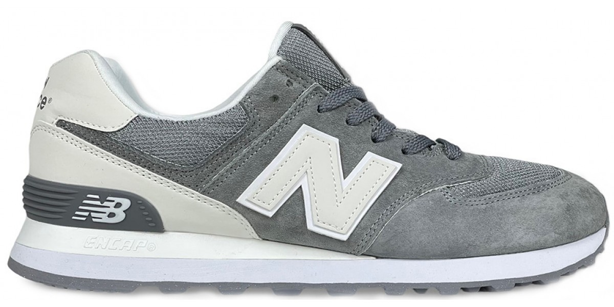 Мужская модель New Balance 574 Grey/White / Официальный центр обуви