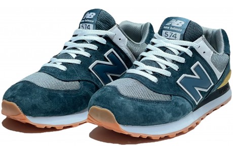 New Balance 574 Obsidian Blue/Grey/White