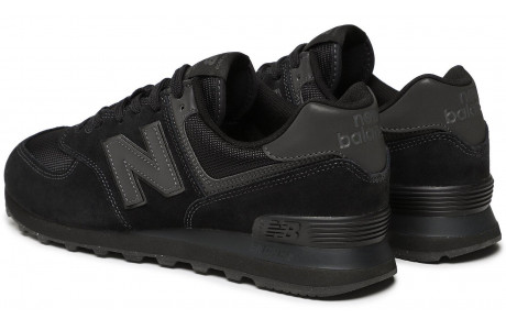 New Balance 574 All Black Eva полностью черные