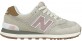 New Balance 574 бежевые с розовым женские