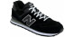 New Balance 574 Black White Big Size с мехом