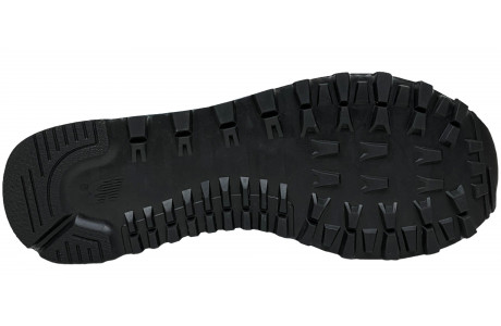 New Balance 574 Black White Big Size с мехом
