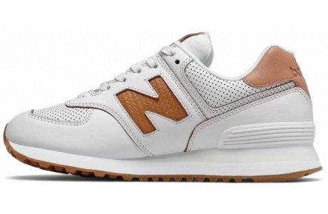 New Balance 574 Classic Бело-коричневые