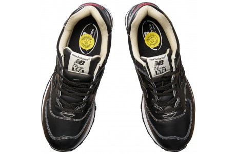 New Balance 574 classic fur black мужские черные 