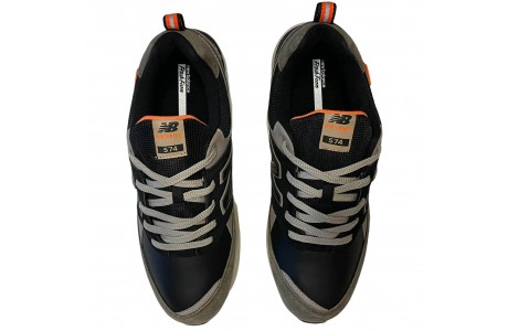 New Balance 574 Хаки Cерые с синим