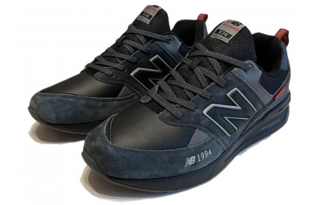New Balance 574 Черно-серые