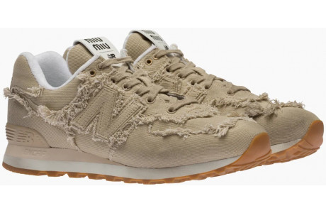 New Balance x Miu Miu 574 Denim Sneakers