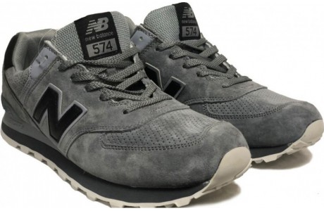 New Balance 574 Deep Grey серые