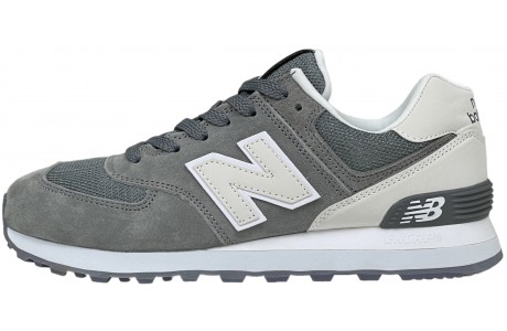 New Balance 574 Grey White серые с белым