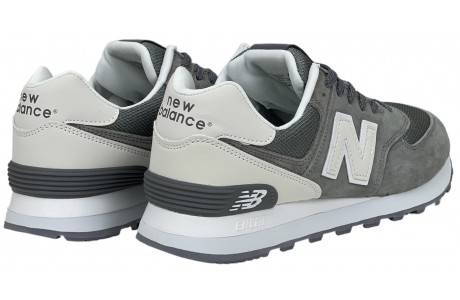 New Balance 574 Grey White серые с белым