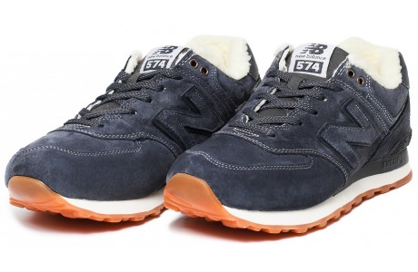 New Balance 574 herren sneaker графит с мехом