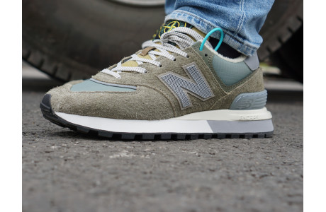 New Balance 574 Legacy x Stone Island Grey Green