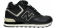 New Balance 574 Mid Black White Leather с мехом