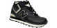 New Balance 574 Mid Black White Leather с мехом