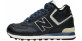 New Balance 574 Mid Blue Leather с мехом