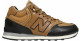 New Balance 574 Mid Brown Black с мехом