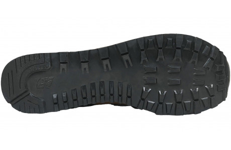 New Balance 574 Mid Brown Black с мехом