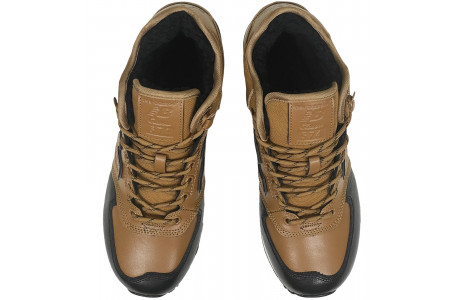 New Balance 574 Mid Brown Black с мехом