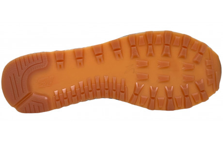 New Balance 574 Mid Deep Blue замшевые с мехом