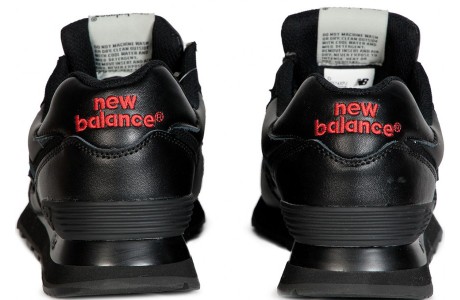 New Balance 574 All Black Кожаные