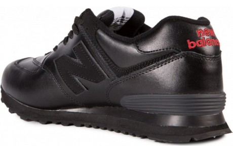 New Balance 574 All Black Кожаные