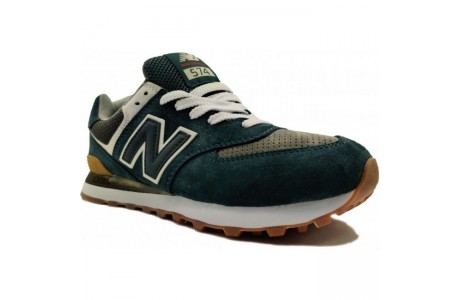 New Balance 574 Сине-зеленые