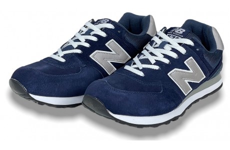New Balance 574 Синие с серым