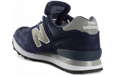New Balance 574 Тёмно-синие с серым