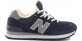 New Balance 574 Синие с серым с мехом