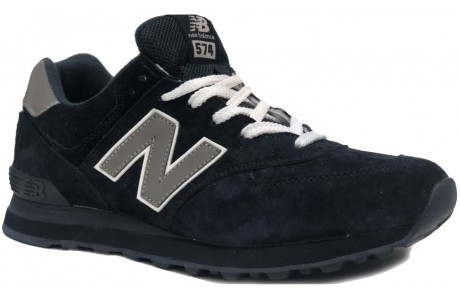 New Balance 574 Темно-синие с серым