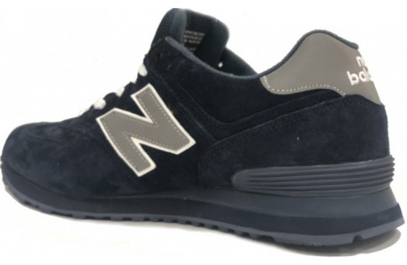 New Balance 574 Темно-синие с серым
