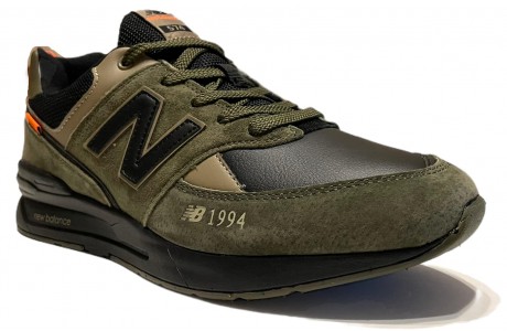 New Balance 574 Хаки с черным