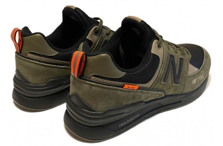 New Balance 574 Хаки с черным