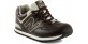 New Balance 574 Коричневые с белым