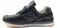 New Balance 574 Кожаные чёрные