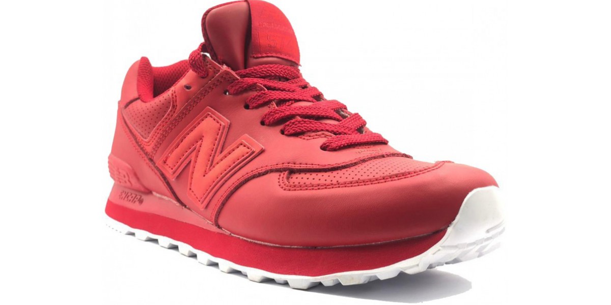 Мужская модель New Balance ML574RED Красные/ Официальный центр обуви