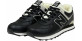 New Balance 574 мужские кожаные черные с мехом